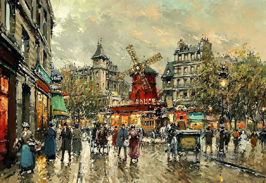 yxj052fD Impressionismus Szenen Pariser Ölgemälde